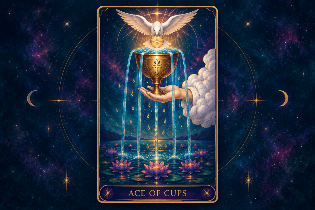 Ace of Cups Tarot Card Hero