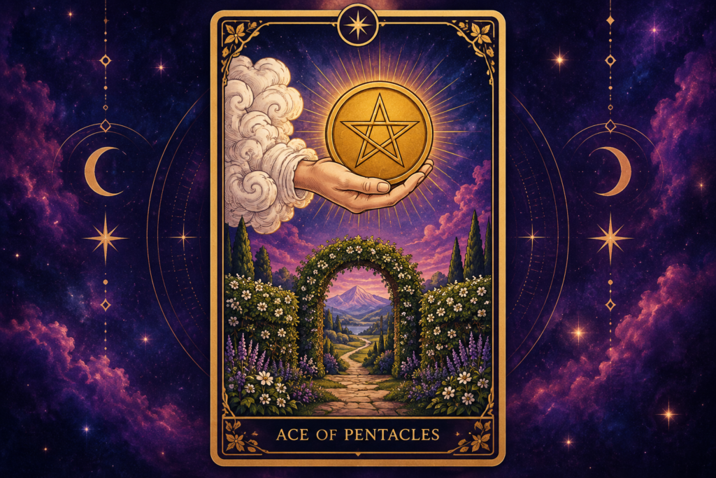 Ace of Pentacles Tarot Card