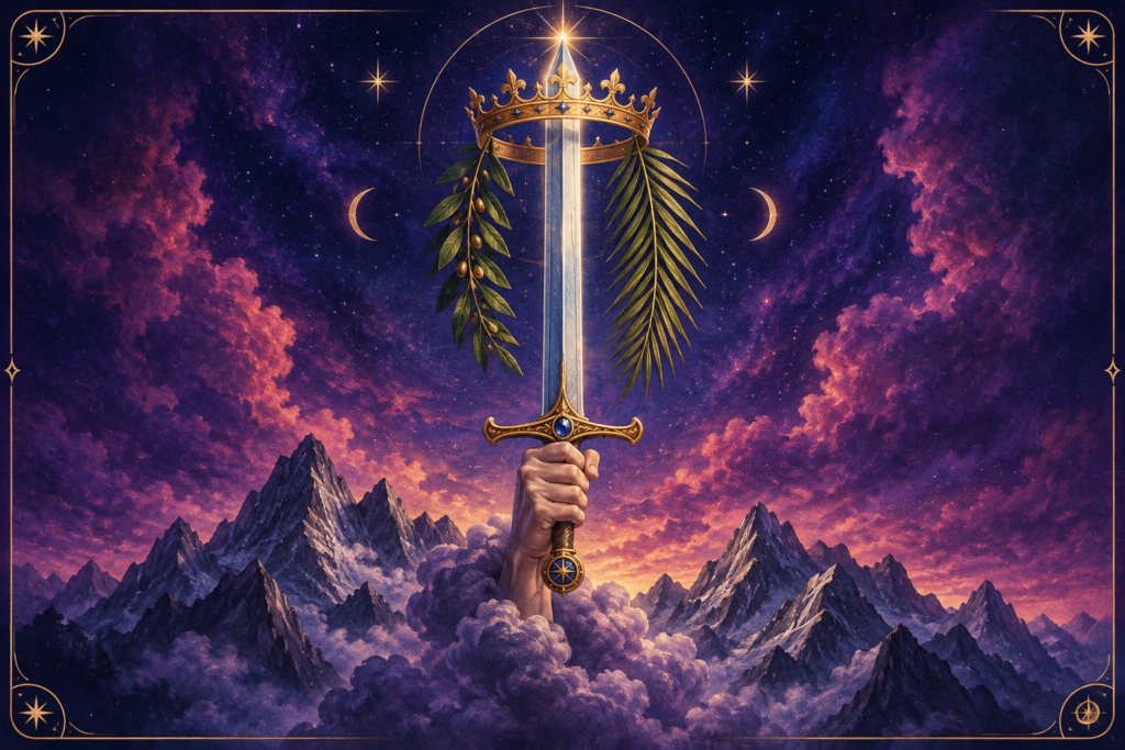 Ace of Swords Tarot Card Person