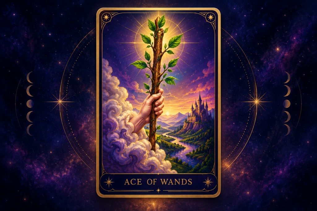 Ace of Wands Tarot Card Hero