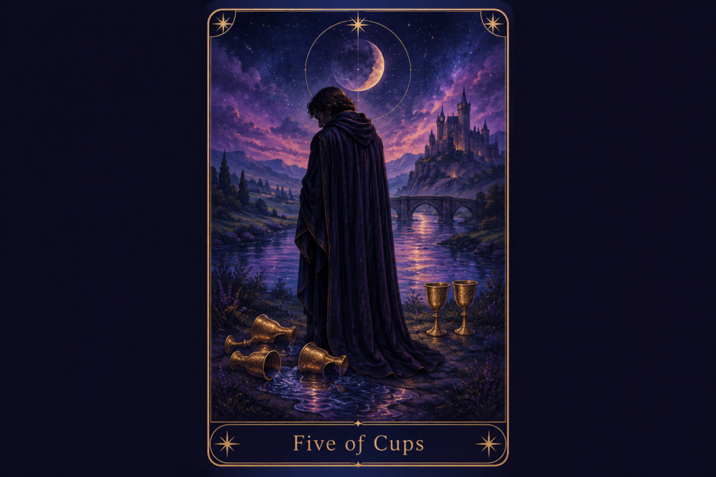 Five of Cups Tarot Card – Love & Feelings
