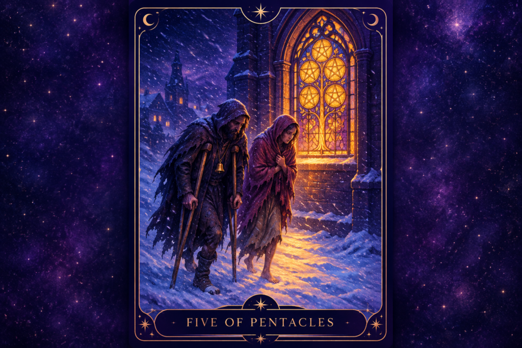 Five of Pentacles Love Outcome