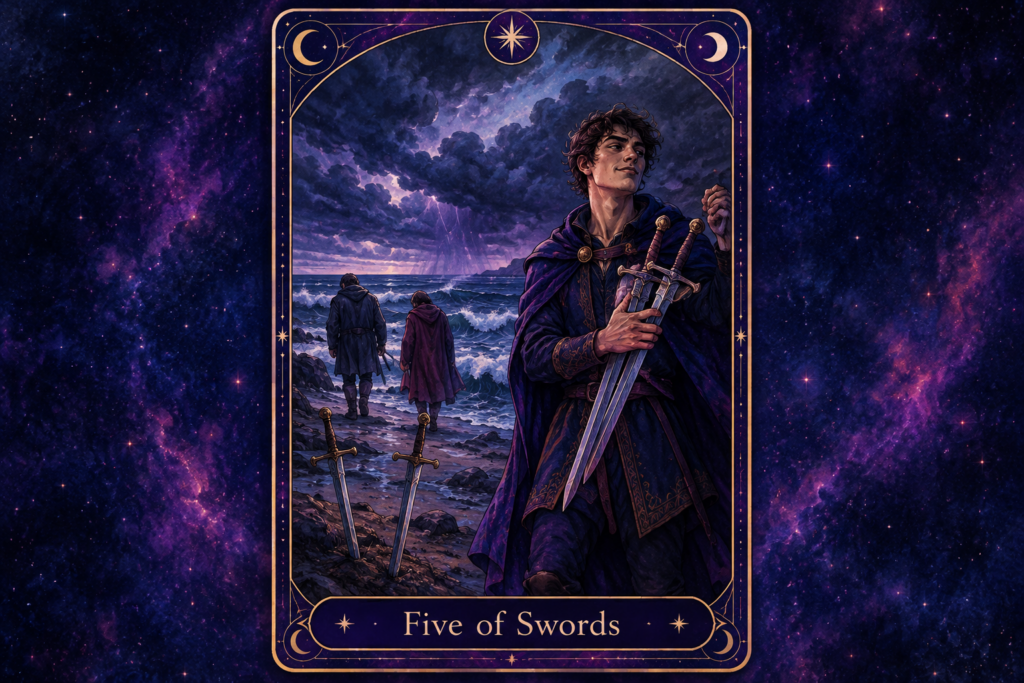Five of Swords Love Outcome