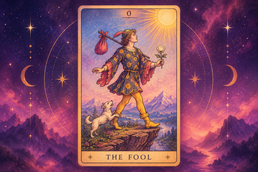 The Fool Tarot Card – Love Feelings Hero