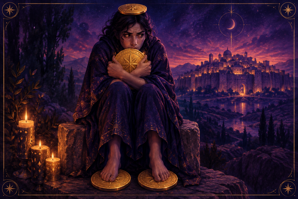 Four of Pentacles Feelings Hero