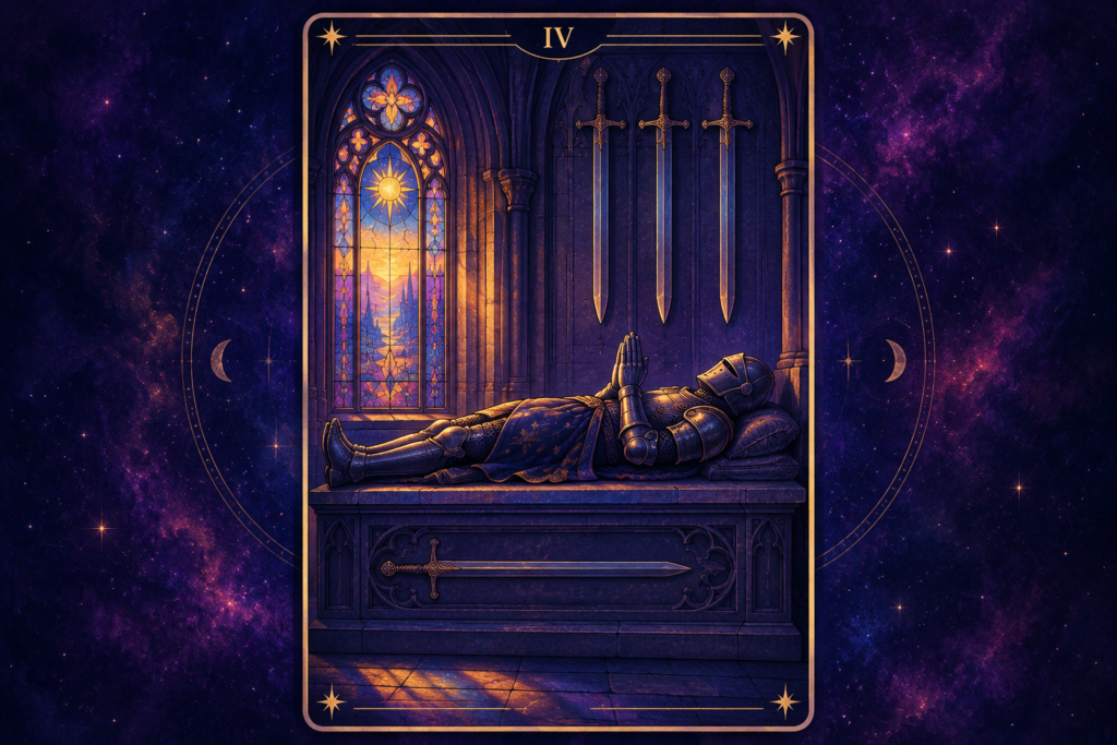 Four of Swords Tarot Card – Love & Feelings