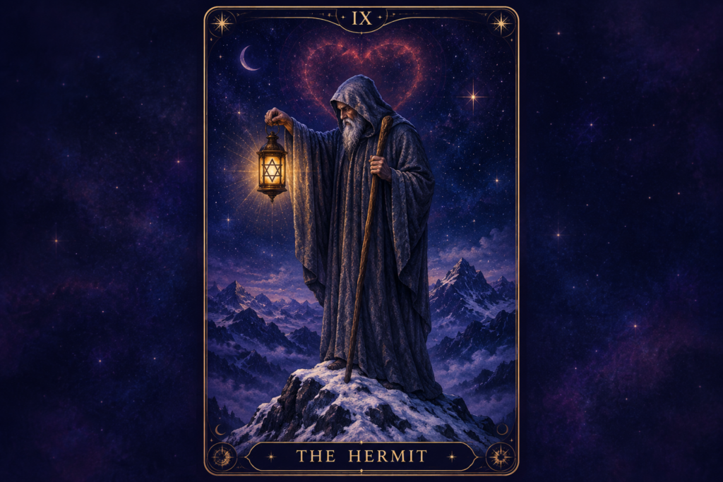 The Hermit Tarot Card – Love Outcome
