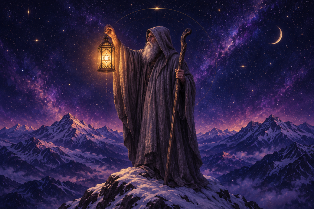 Hermit Tarot Card Hero