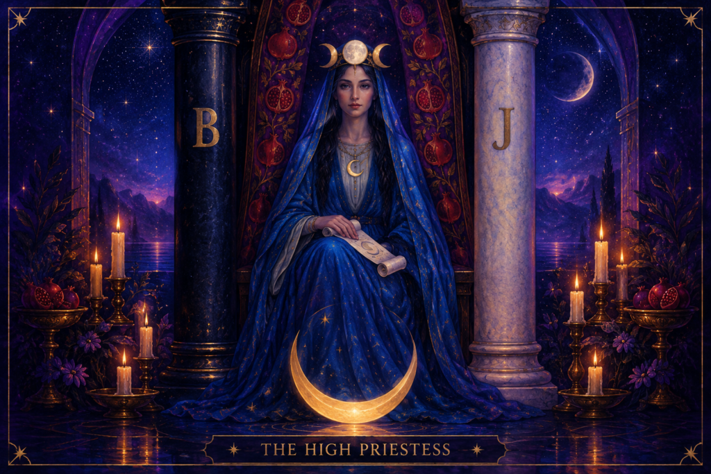 High Priestess Tarot Card Hero