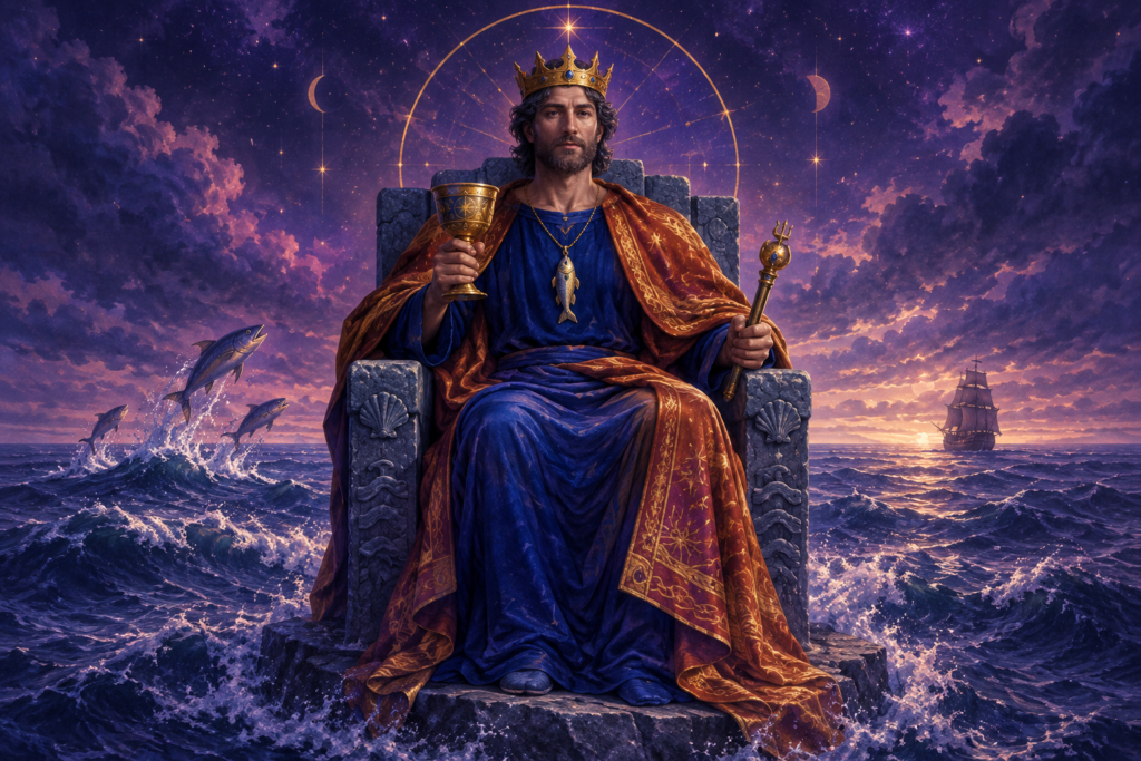King of Cups Tarot Card Hero