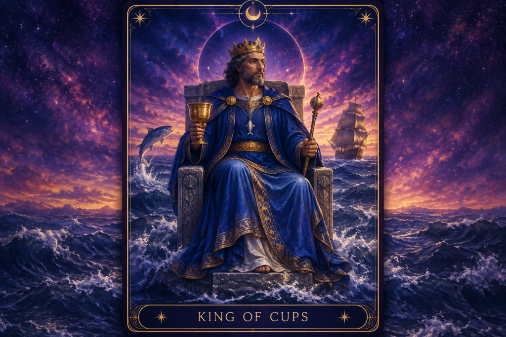 King of Cups Tarot Card Hero