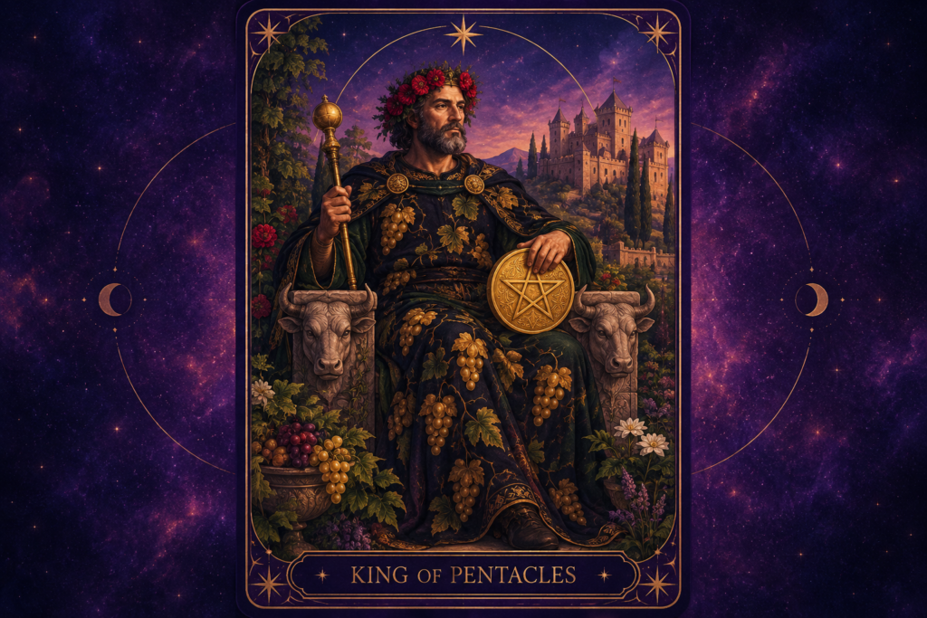 King of Pentacles Tarot Card