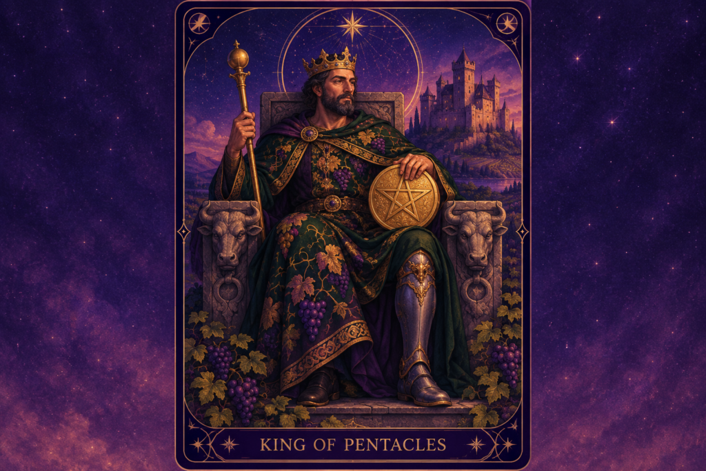 King of Pentacles Tarot Card – Love & Feelings