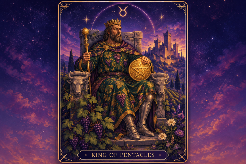King of Pentacles Tarot Card