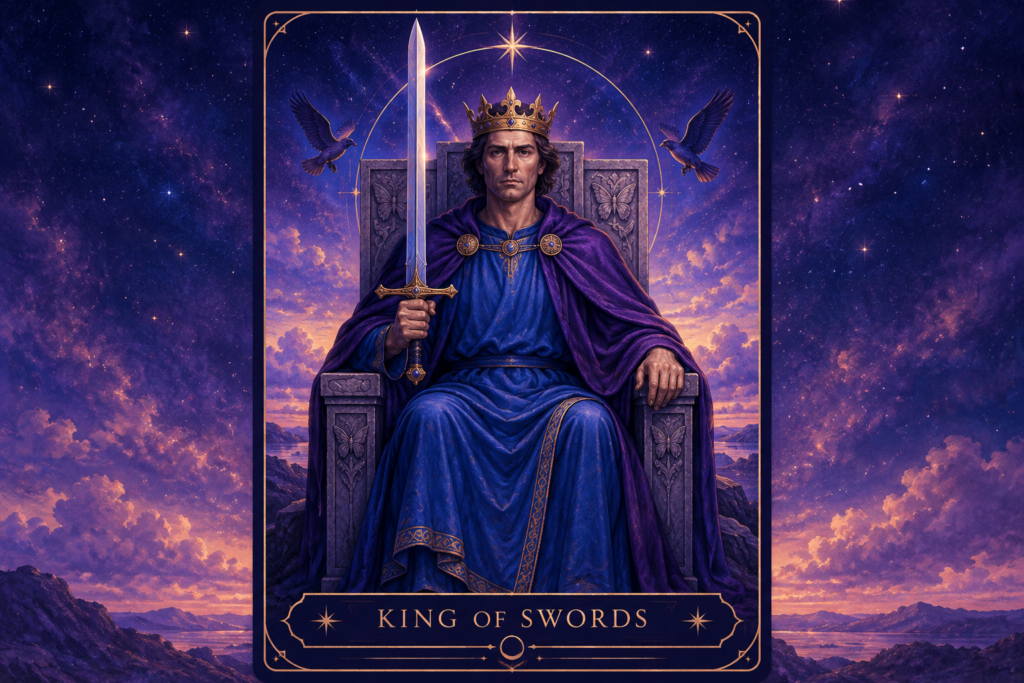 King of Swords Tarot Card Hero