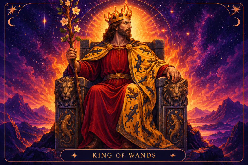 King of Wands Tarot Card – Love Outcome