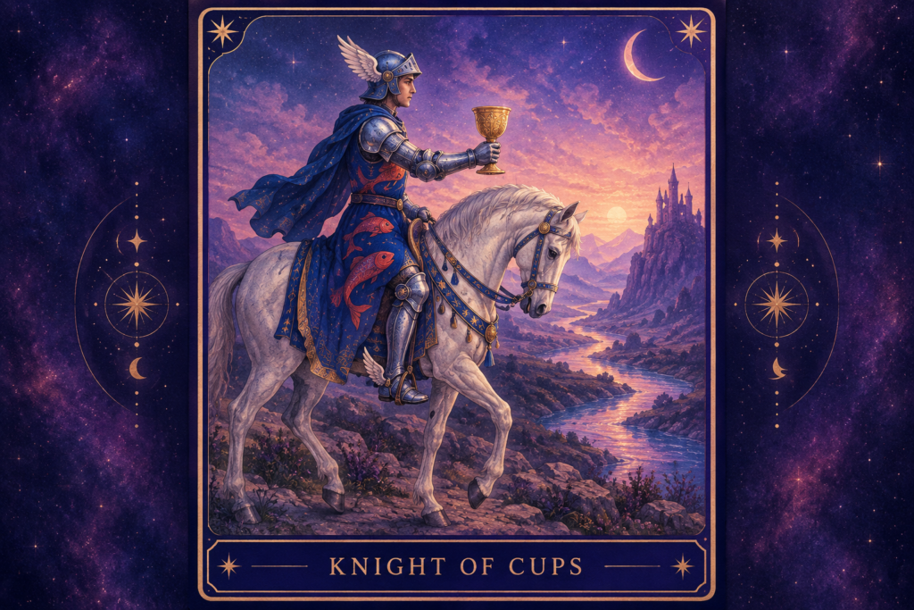 Knight of Cups Tarot Card Hero