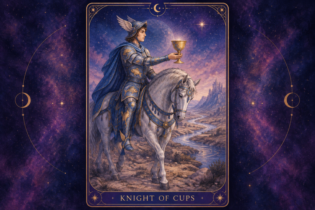 Knight of Cups Tarot Card – Hero