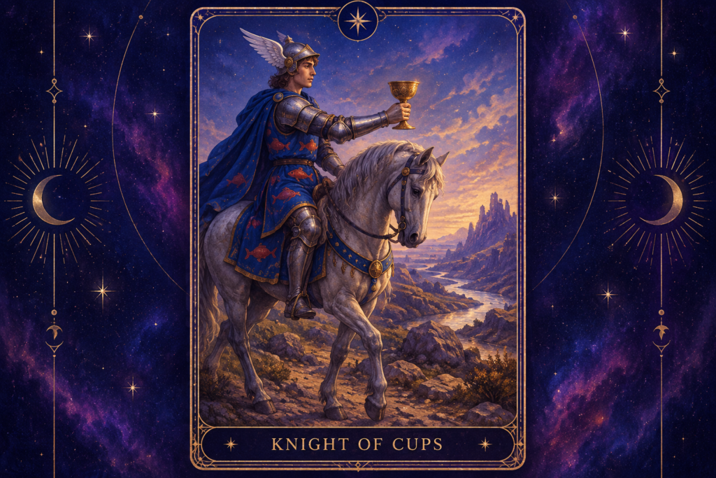 Knight of Cups Tarot Card Hero