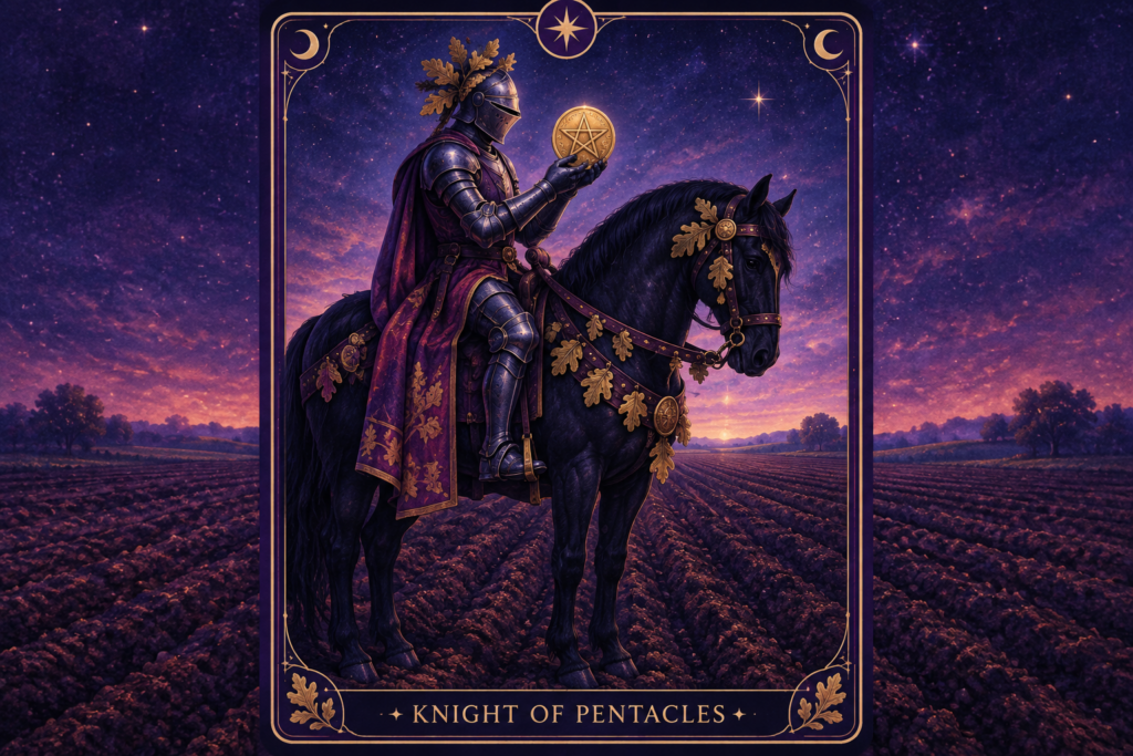 Knight of Pentacles Tarot Card