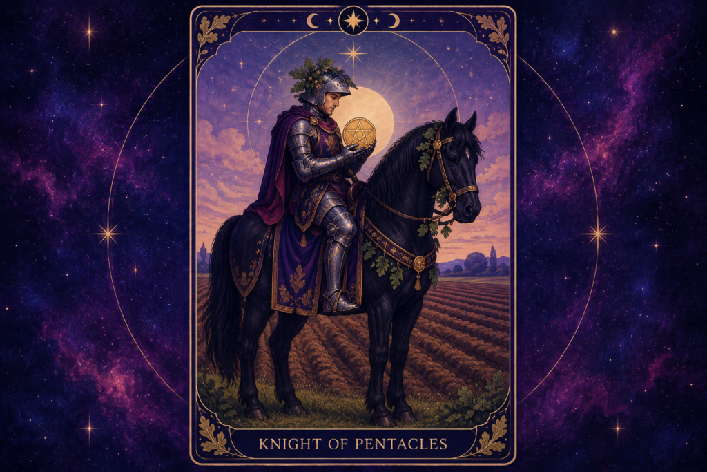 Knight of Pentacles Tarot Card
