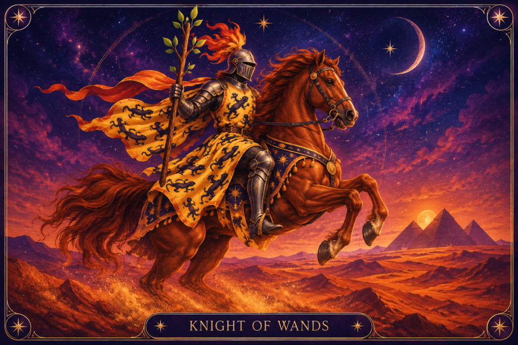 Knight of Wands Tarot Card Hero