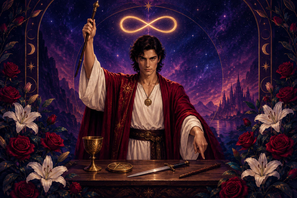 The Magician Tarot Card Person