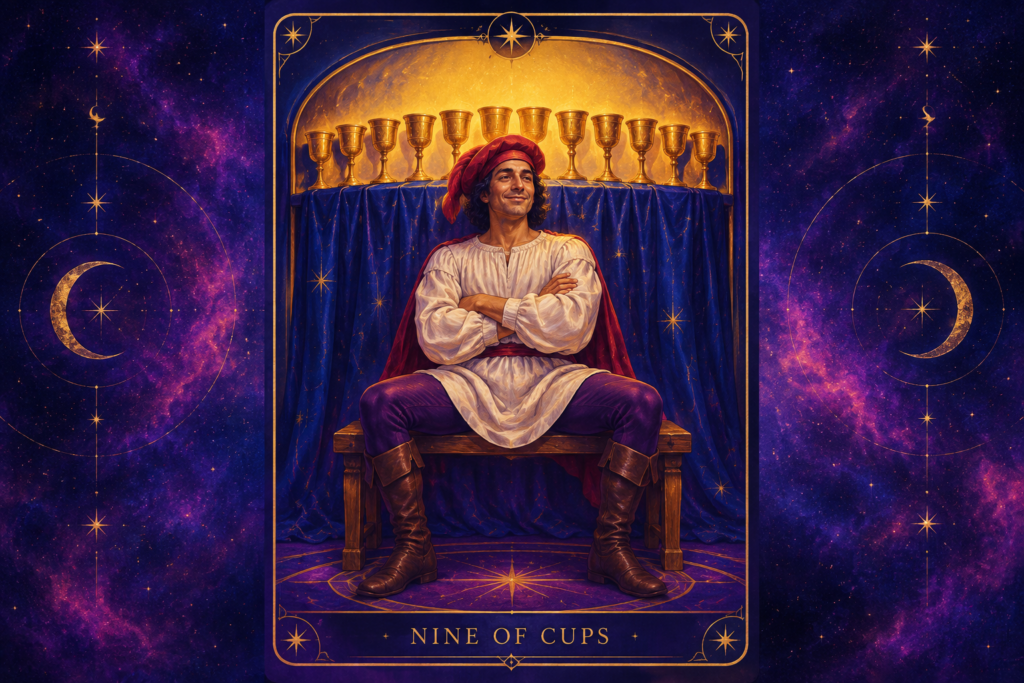 Nine of Cups Love Outcome Hero