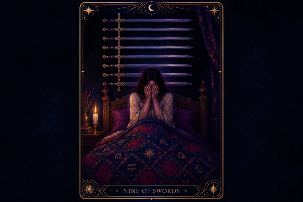 Nine of Swords Tarot Card – Love Feelings