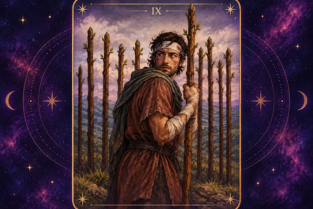 Nine of Wands Tarot Card – Love Outcome