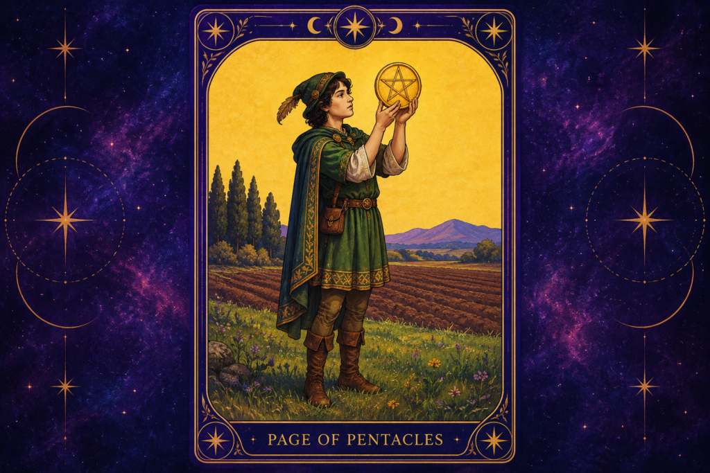 Page of Pentacles Tarot Card