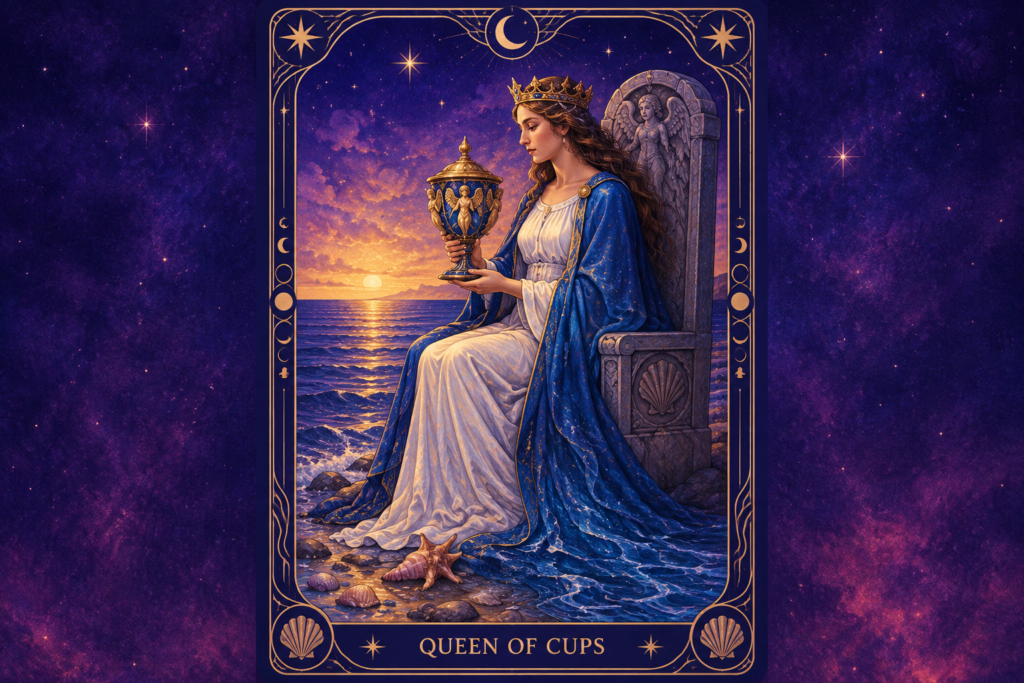 Queen of Cups Tarot Card