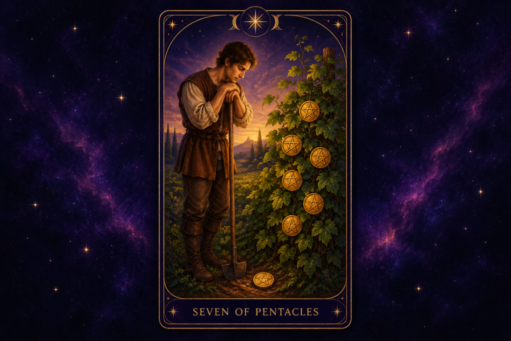 Seven of Pentacles Love Feelings