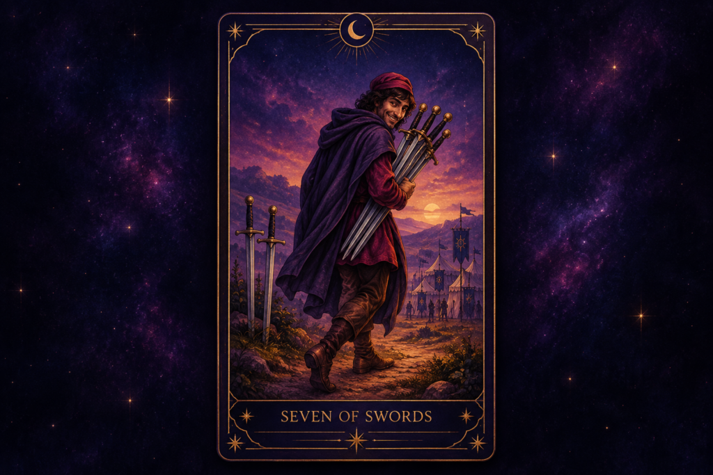 Seven of Swords Love Feelings Hero
