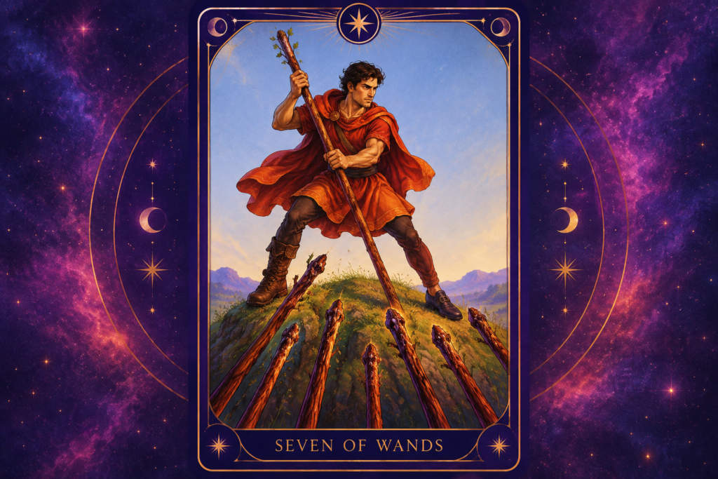 Seven of Wands Love Outcome