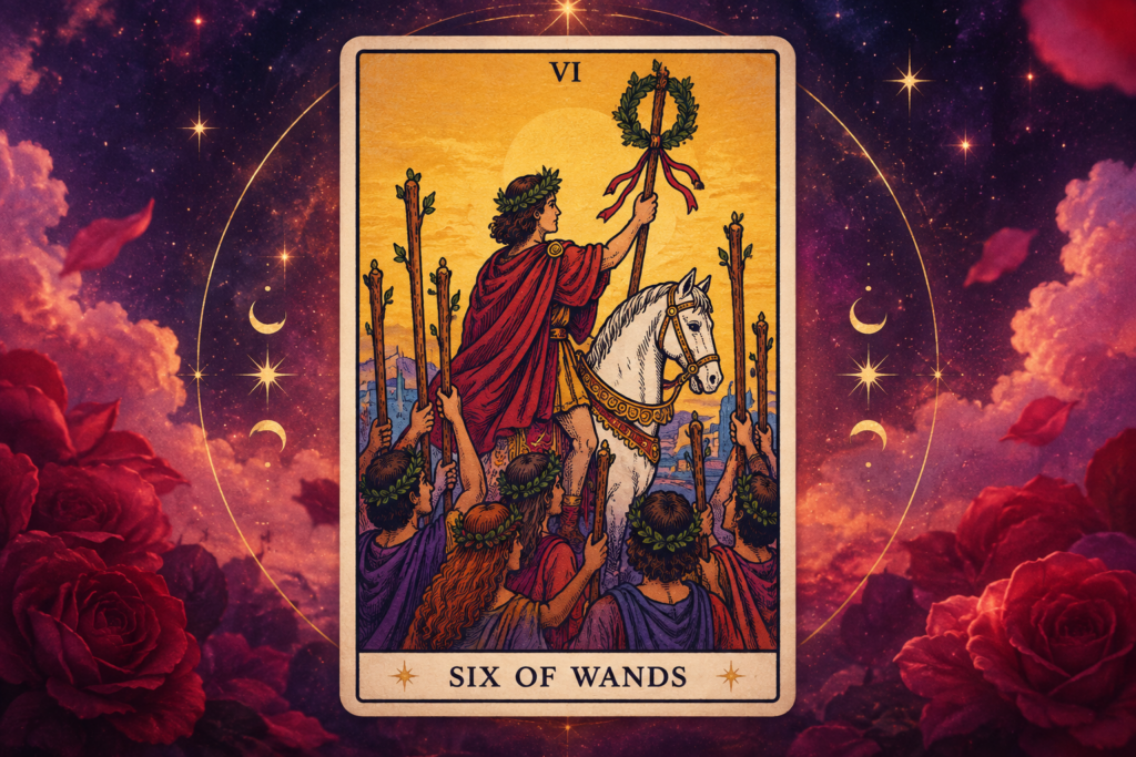Six of Wands Tarot Card – Love Outcome