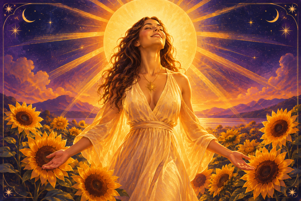 The Sun Tarot Card Person