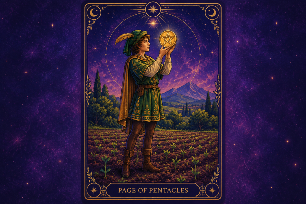 Page of Pentacles Tarot Card