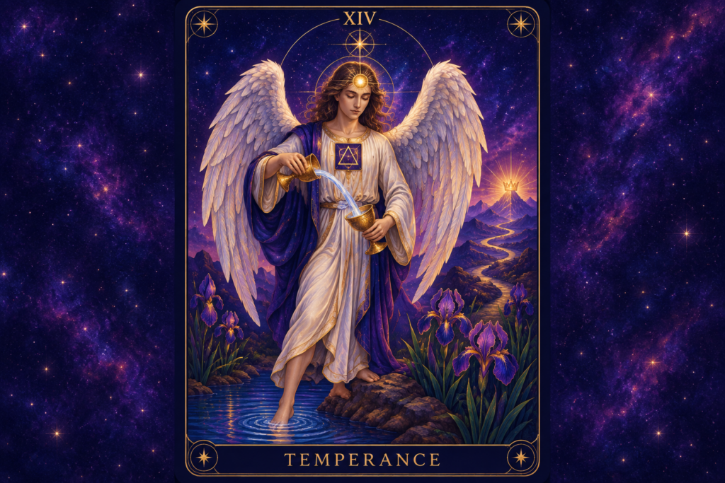 Temperance Tarot Card Hero
