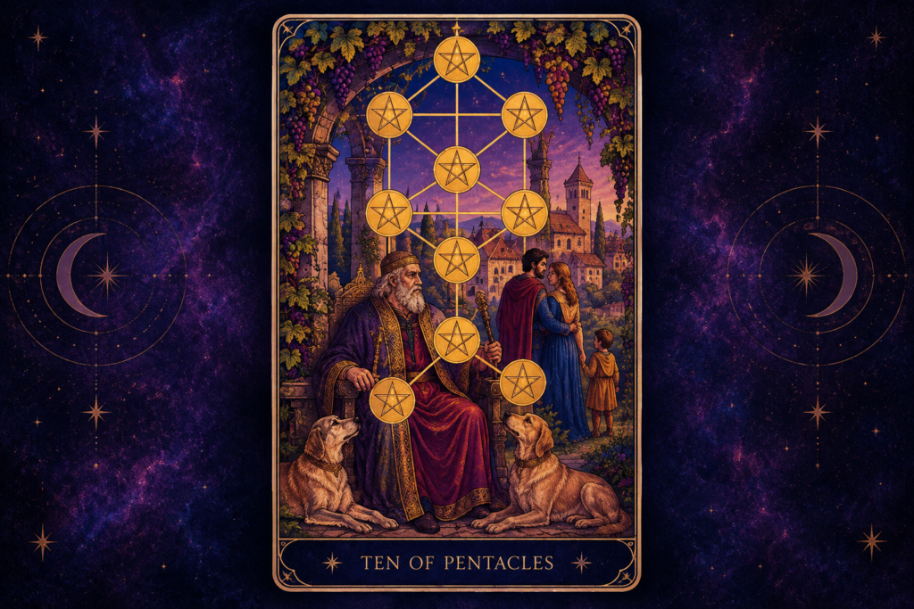 Ten of Pentacles Card Hero