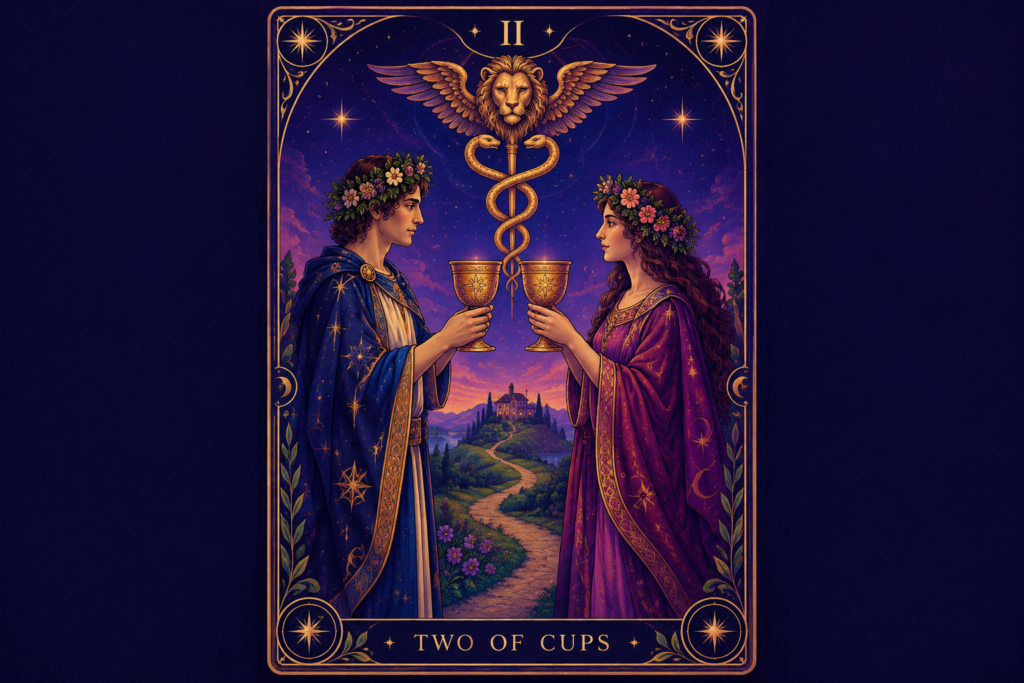 Two of Cups Tarot Card