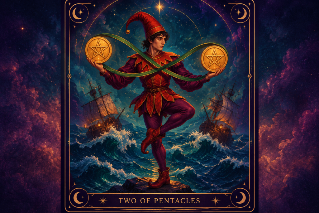 Two of Pentacles Love Feelings