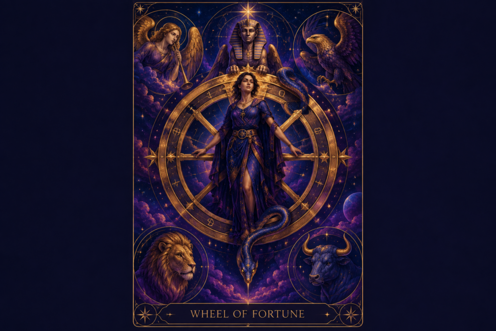 Wheel of Fortune Tarot Card Person