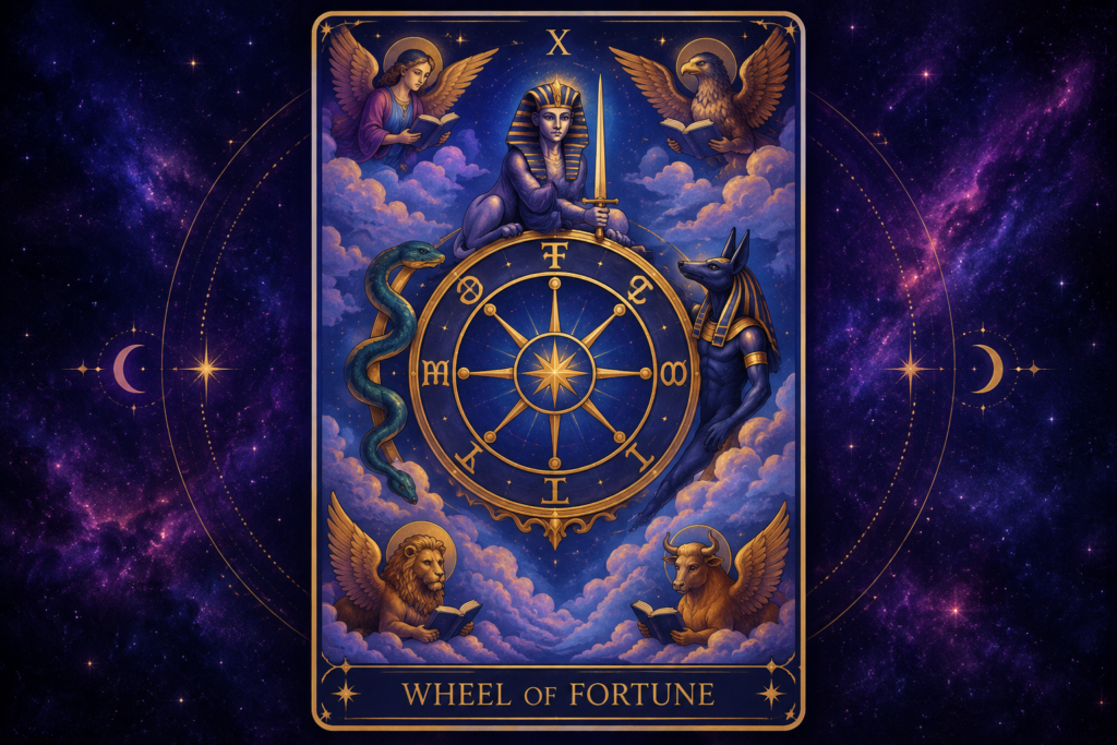 Wheel of Fortune Tarot Card