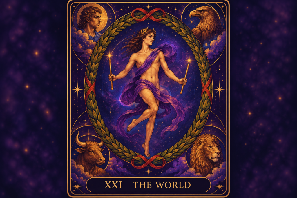 The World Tarot Card – Love Outcome