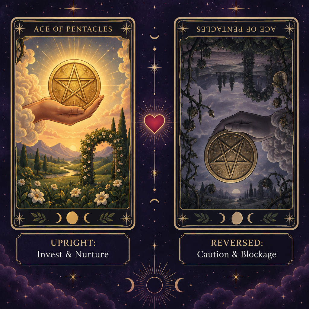 Upright vs Reversed Love Advice Comparison