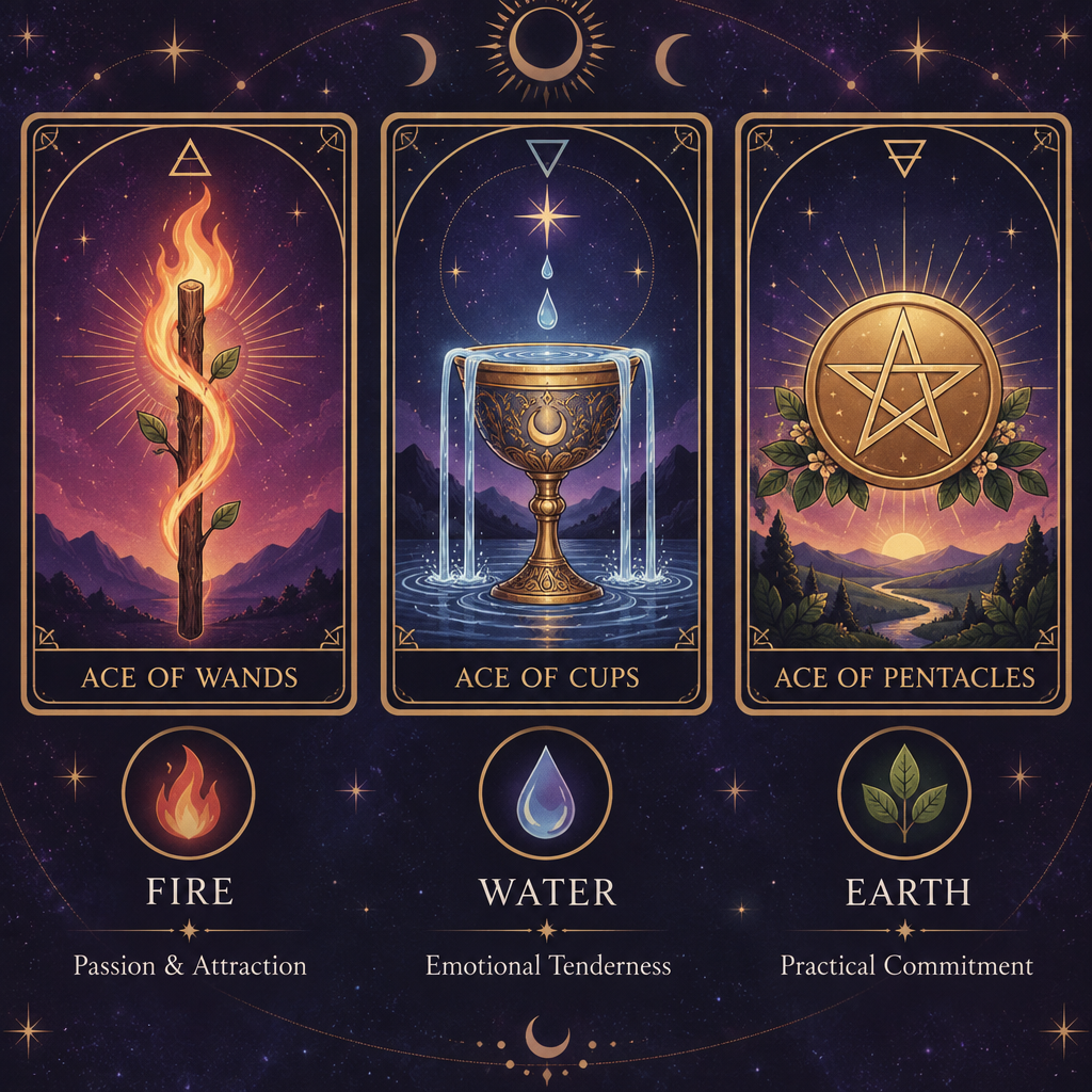 Three Aces Love Comparison Chart