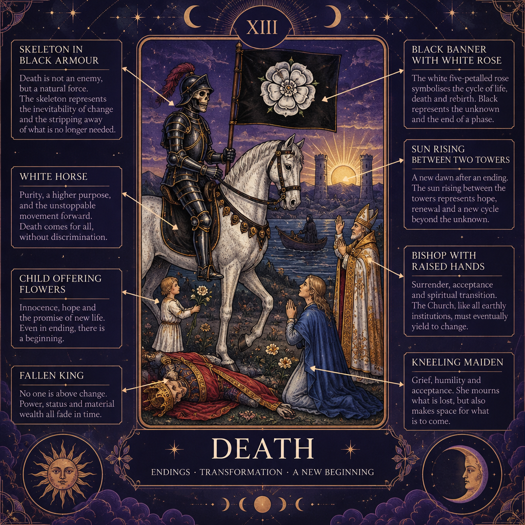 Death Card Rider-Waite Imagery Breakdown