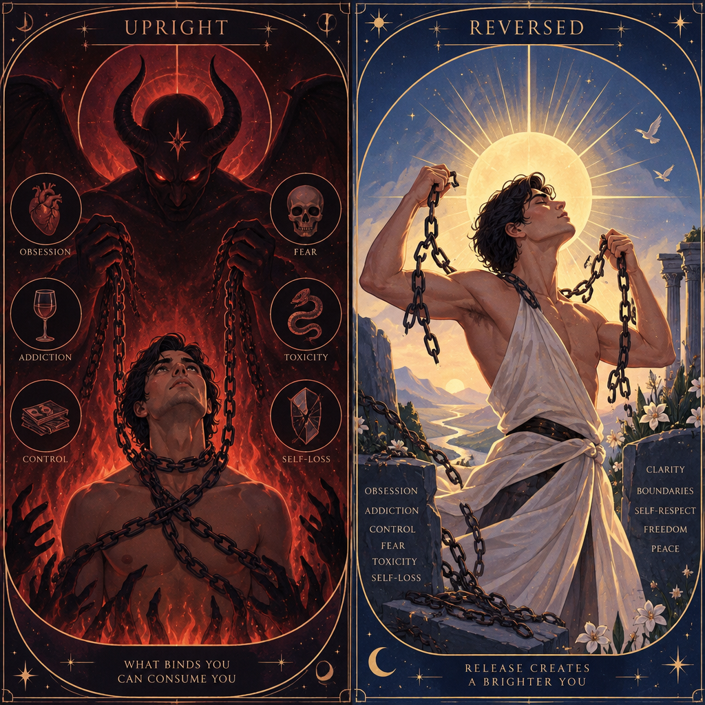 Upright vs Reversed Devil – How They See You