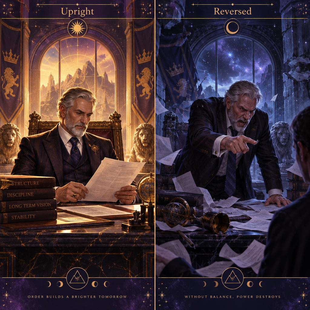 Emperor as a Person – Upright vs Reversed Comparison
